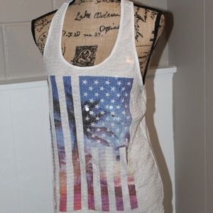 VS PINK American Flag tank
